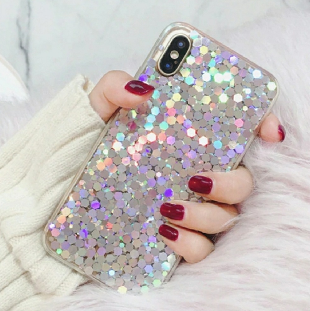 iPhone X/XS/XR/7/8/+❤️️Glitter Bling phone case
